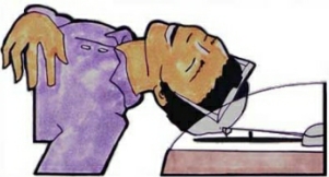 Scooter Boy Listening to a Record