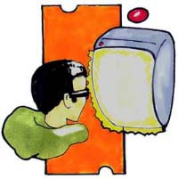 Scooter Boy and a 2-way TV